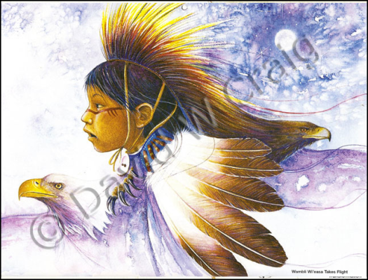 Wambli Wicasa Takes Flight